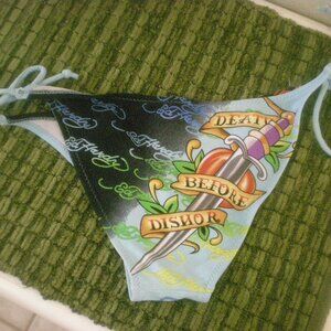ED HARDY  Bathing   Suit  2-piece Bottoms only  Bikini  NWOT  Size M